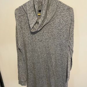 Gap Gray Long Sleeve Dress